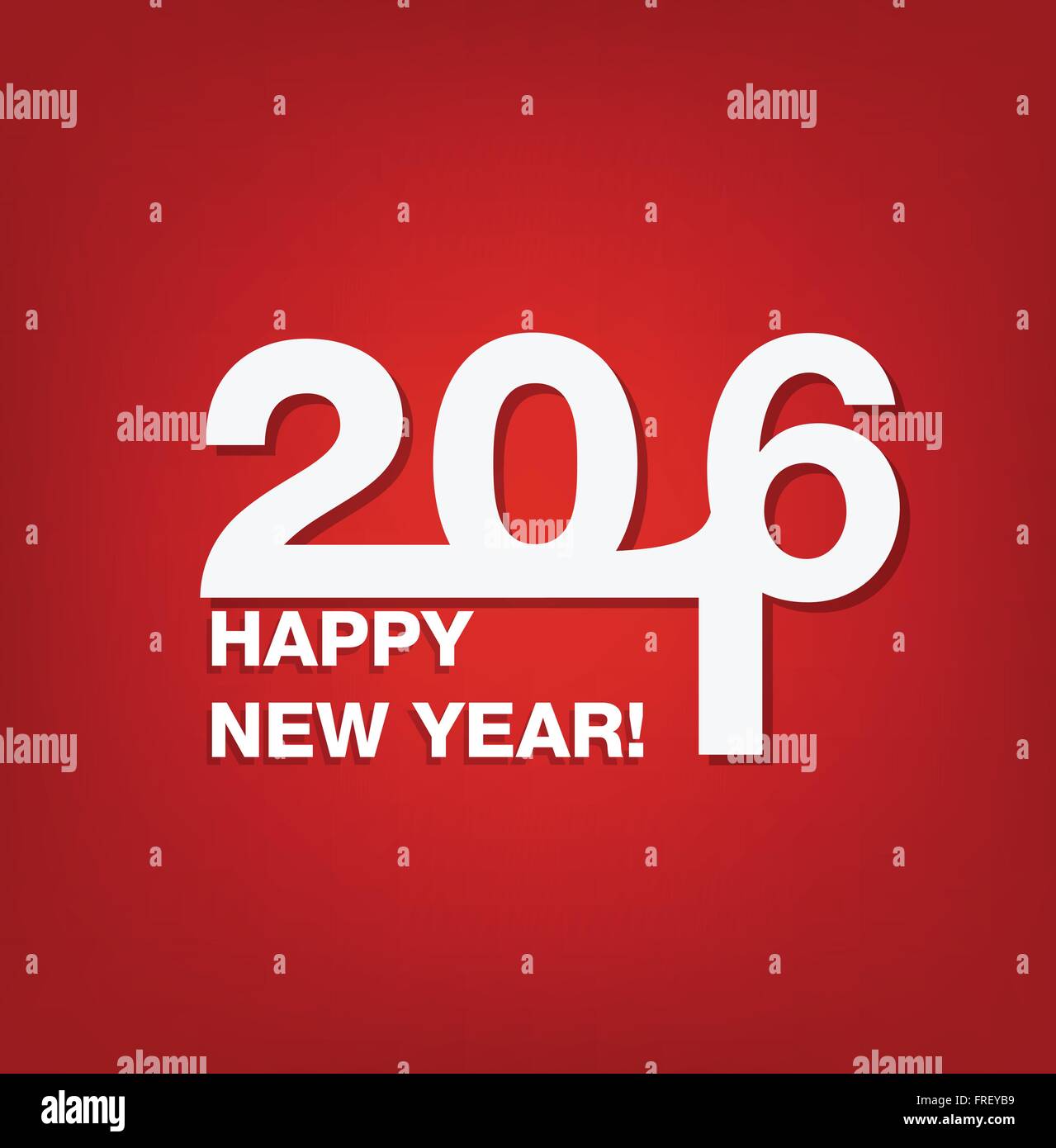 Red Happy New Year 2015 Background Stock Vector Image & Art - Alamy