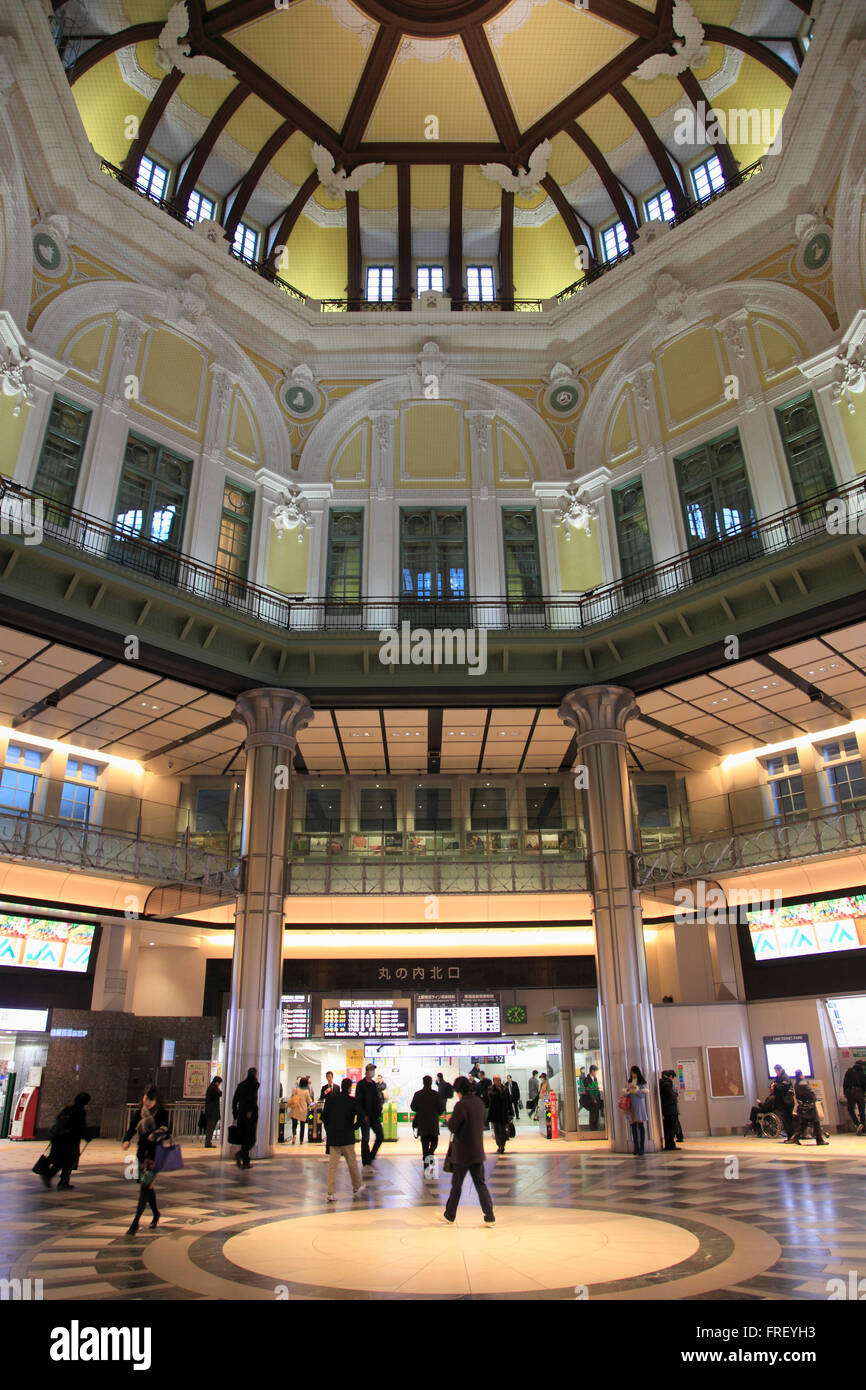 Japan, Tokyo, Tokyo Railway Station, interior, Stock Photo