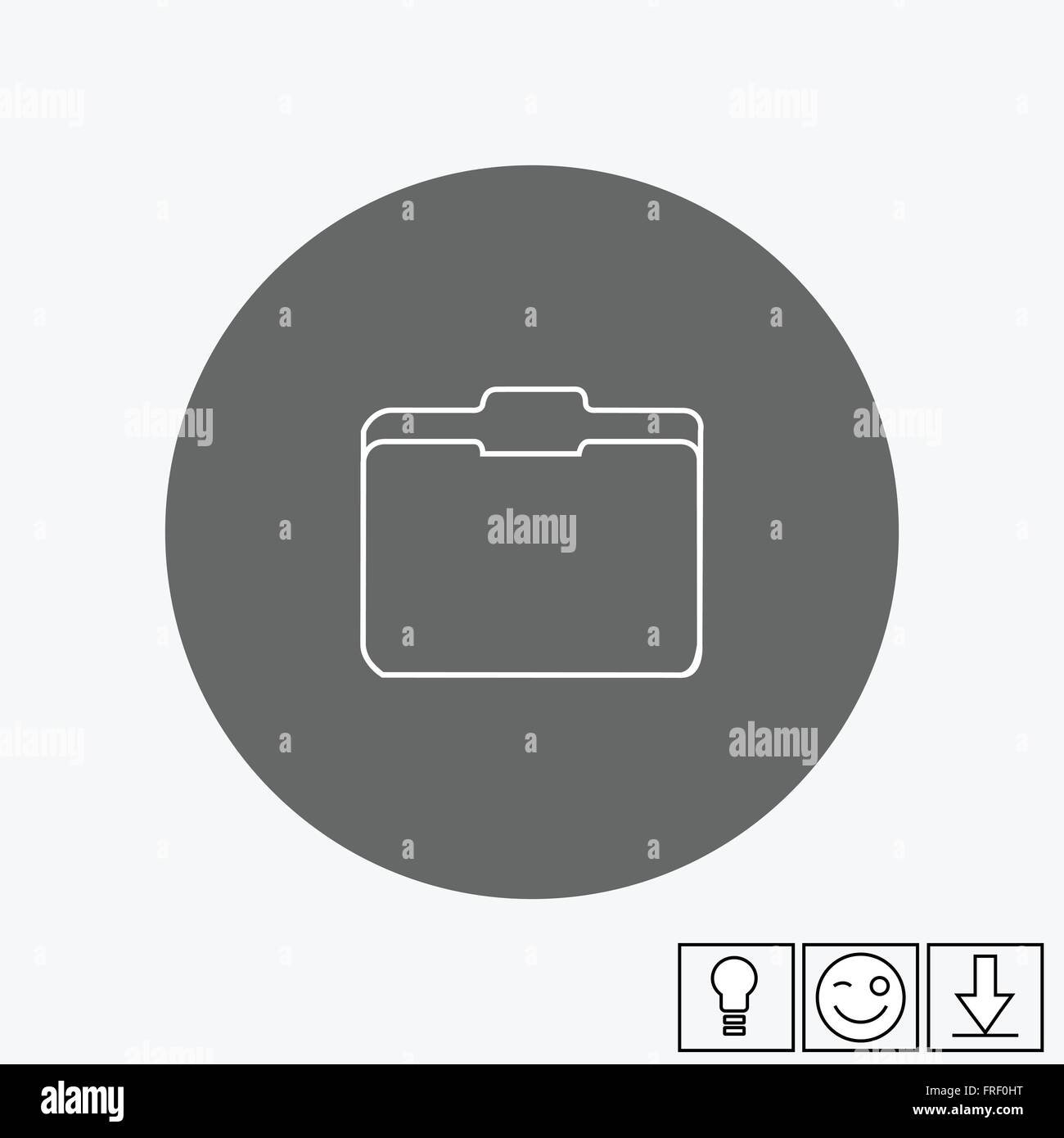 File Flat Icon Stock Vector Image & Art - Alamy