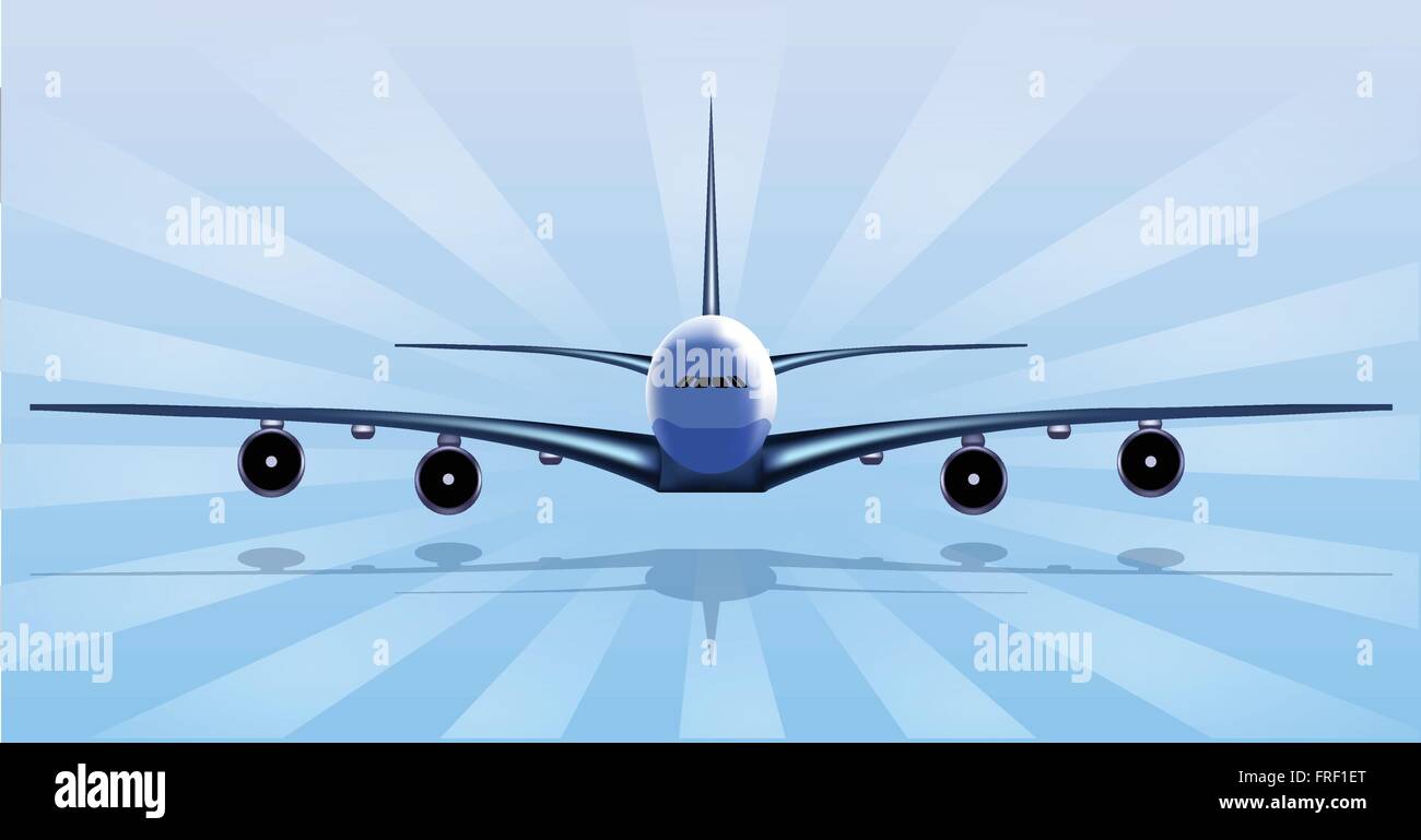 Airplane Illustration Icon Stock Vector Image & Art - Alamy