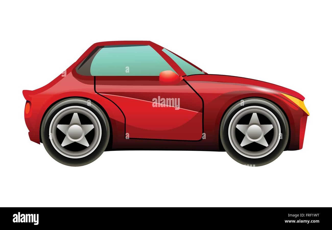 Red race car icon cartoon Stock Vector Images Alamy