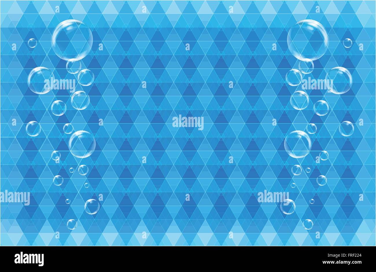 Blue Shiny Bubbles Background Stock Vector Image & Art Alamy