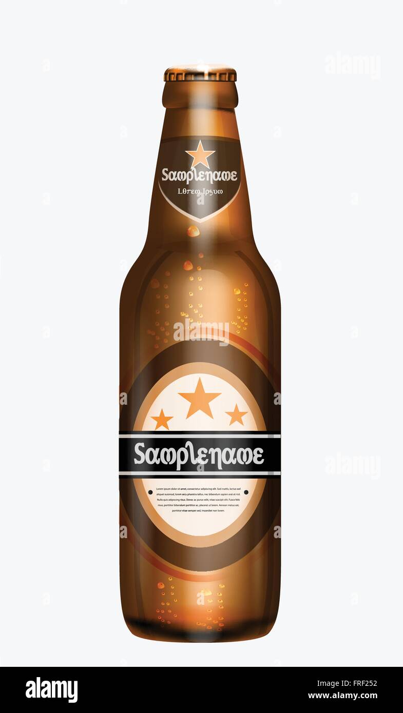 Beer bottles Stock Vector Images - Alamy