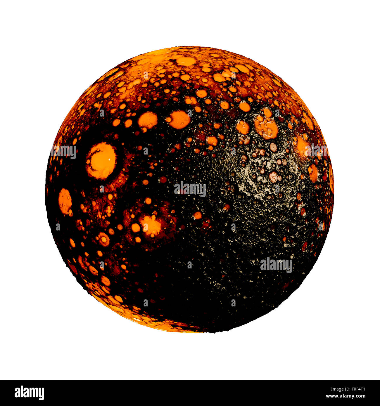 Hot planet solar system background illustration space Stock Photo