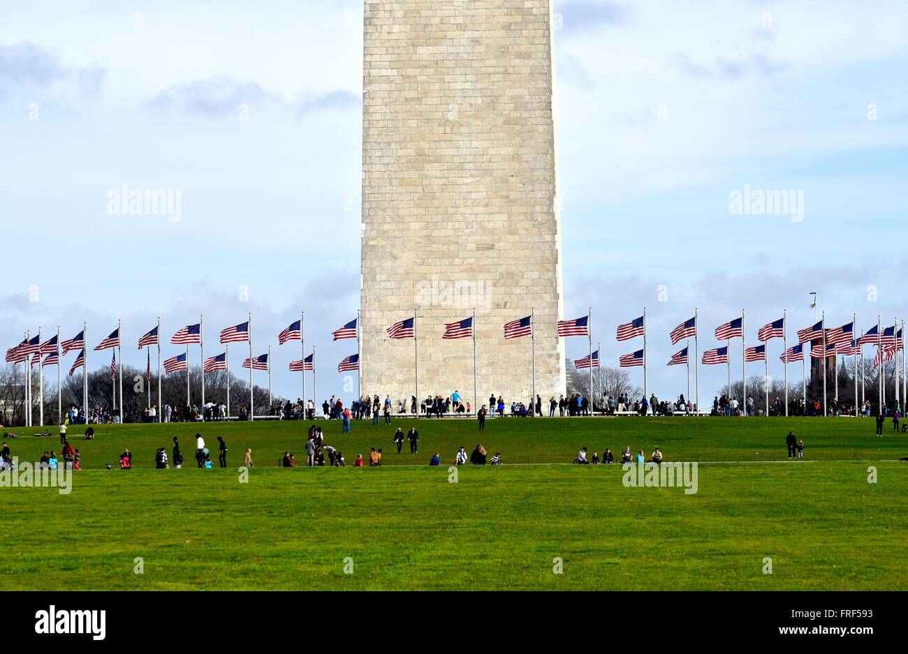 Washington memorial at National Mall, Washington DC Stock Photo