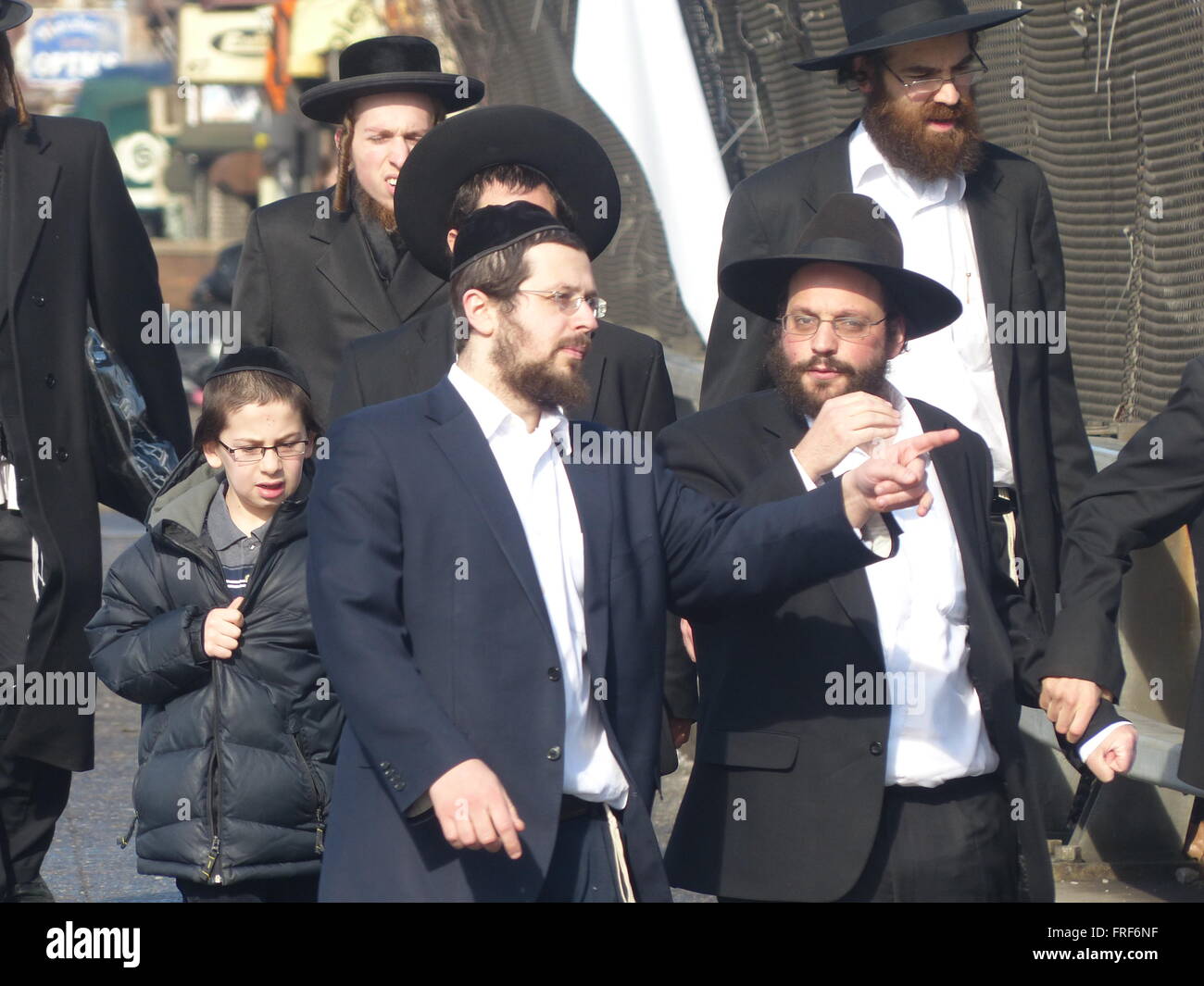 Hassidic Jews in Williamsburg, NY Stock Photo - Alamy