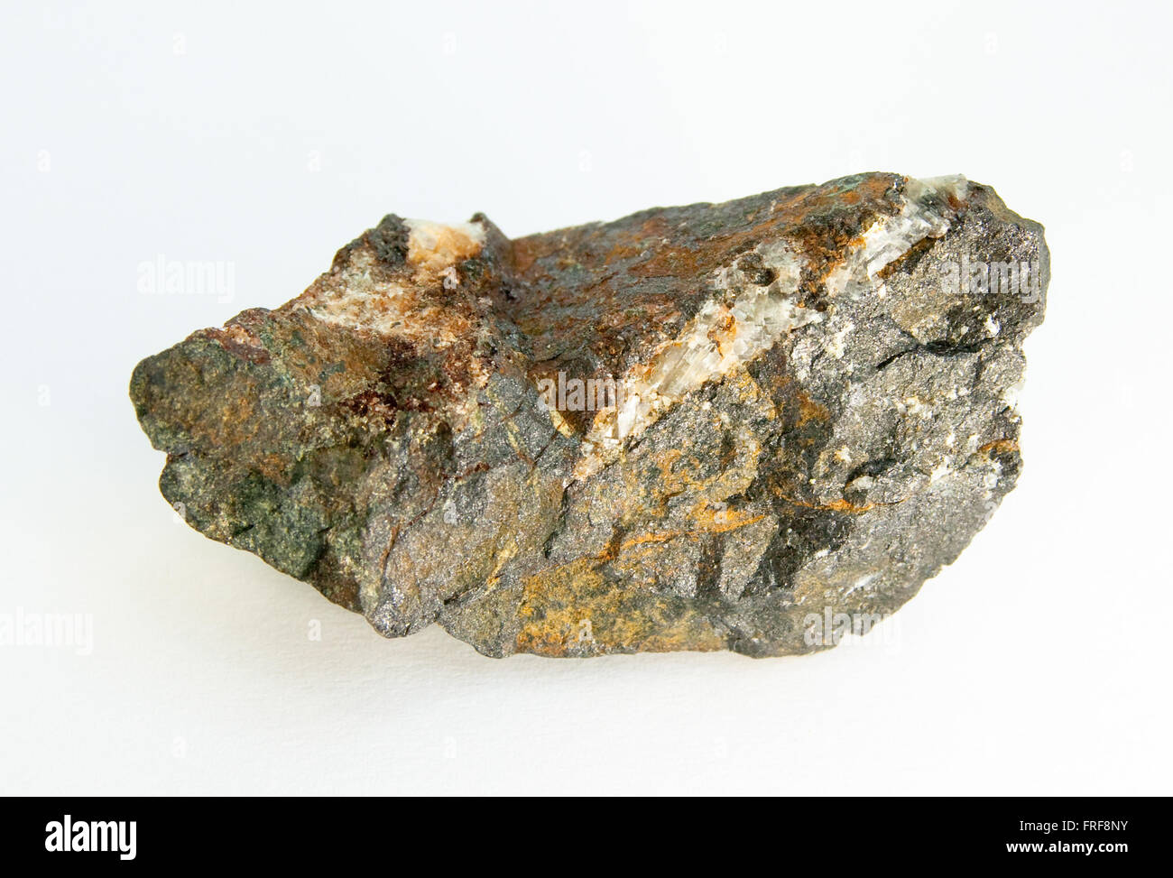macro shot of migmatite (metamorphic rock) Stock Photo