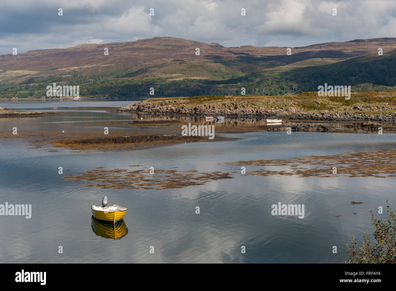 The Sound of Ulva Isle of Mull Scotland Stock Photo