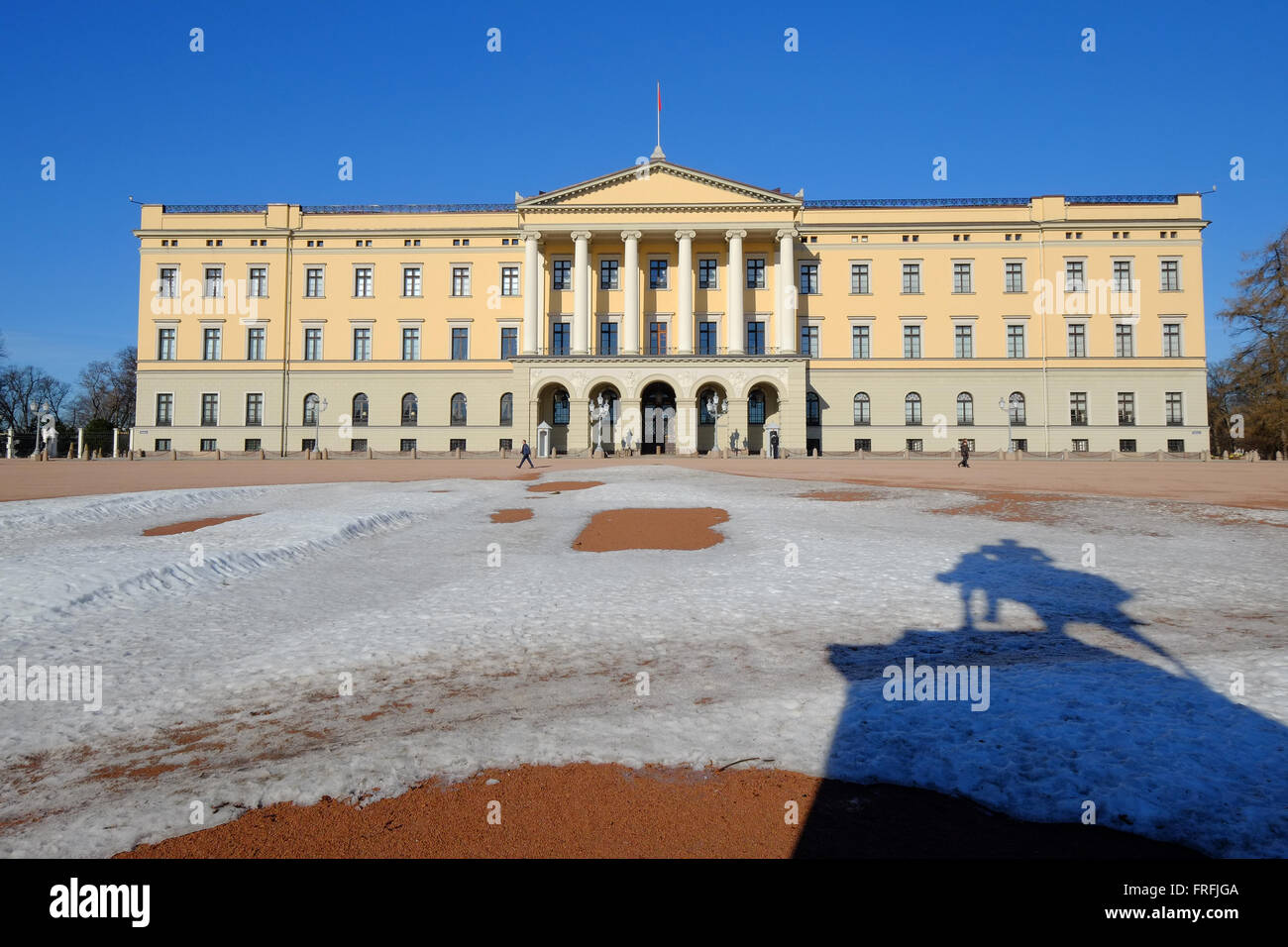 The Royal Palace in Oslo, Norway Stock Photo