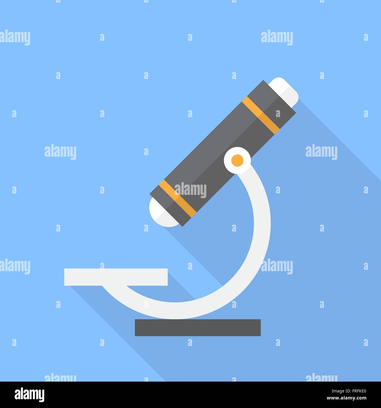 Lab microscope. Vector illustration Stock Vector Image & Art Alamy