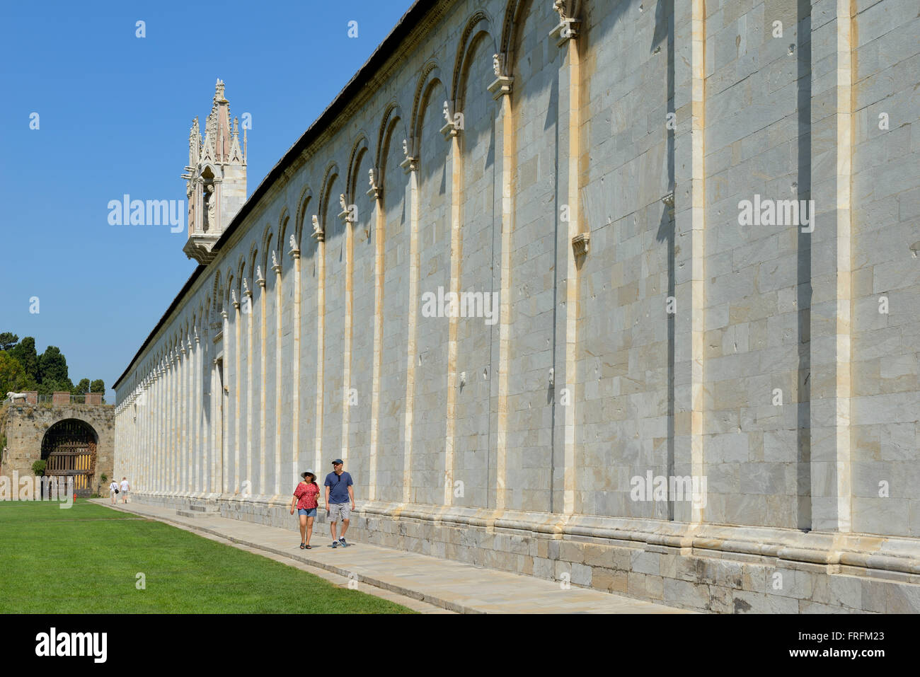 Camposanto, cloistered cemetery, Pisa, Toscana, Tuscany, Italy, Europe Stock Photo
