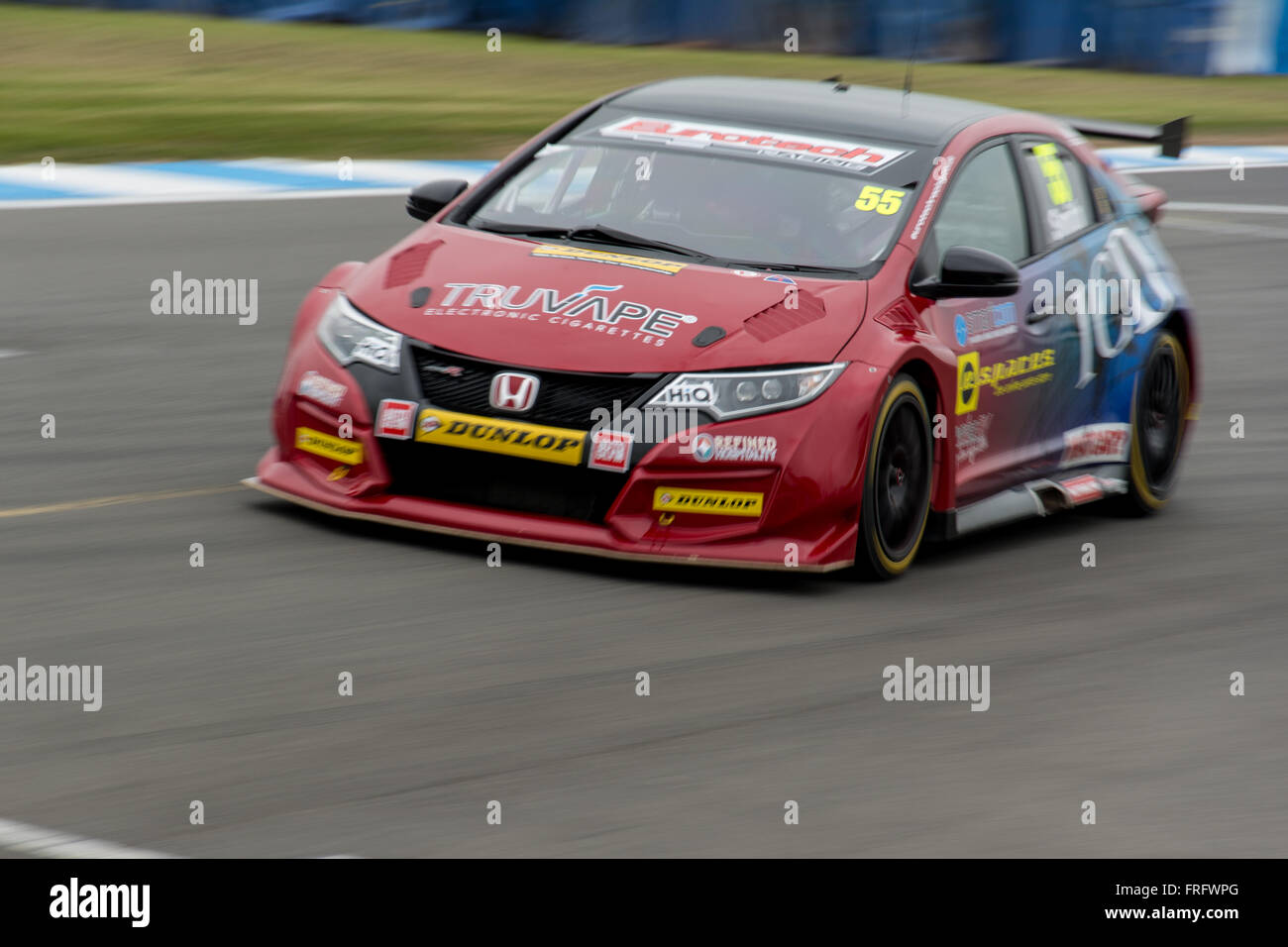 Castle Donington, Derby, UK. 22nd March, 2016. BTCC racing driver Jeff ...