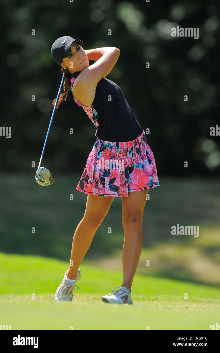 May 8, 2014 - Greenwood, South Carolina, USA - Carolin Pinegger during the first round of the Symetra Tour's Self Regional Healthcare Foundation Womenâ€™s Health Classic at the Links at Stoney Point on May 8, 2014 in Greenwood, South Carolina...ZUMA PRESS/Scott A. Miller (Credit Image: © Scott A. Miller via ZUMA Wire) Stock Photo