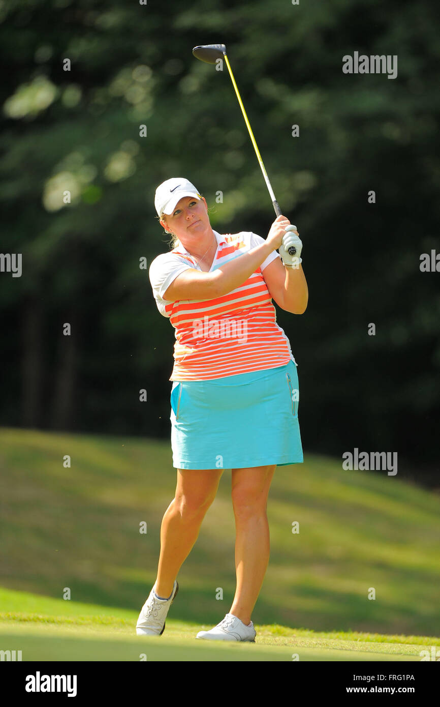 May 9, 2014 - Greenwood, South Carolina, USA - Cara Freeman during the second round of the Symetra Tour's Self Regional Healthcare Foundation Womenâ€™s Health Classic at the Links at Stoney Point on May 9, 2014 in Greenwood, South Carolina...ZUMA PRESS/Scott A. Miller (Credit Image: © Scott A. Miller via ZUMA Wire) Stock Photo