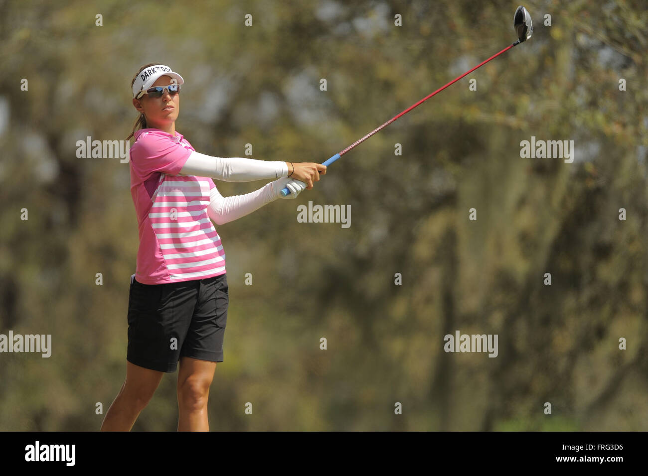 March 22, 2014 - Lake Wales, FL, USA - Elisa Serramia during the second round of the Florida's Natural Charity Classic at Lake Wales Country Club on March 22, 2014 in Lake Wales, FL...ZUMA PRESS/Scott A. Miller (Credit Image: © Scott A. Miller via ZUMA Wire) Stock Photo