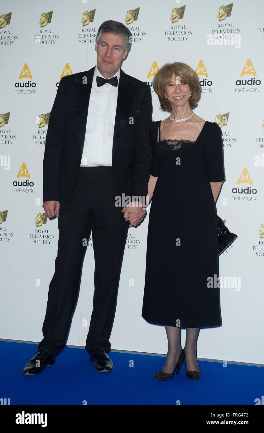 London, UK. 22nd March, 2016. Trevor Dawson and Helen Worth attend