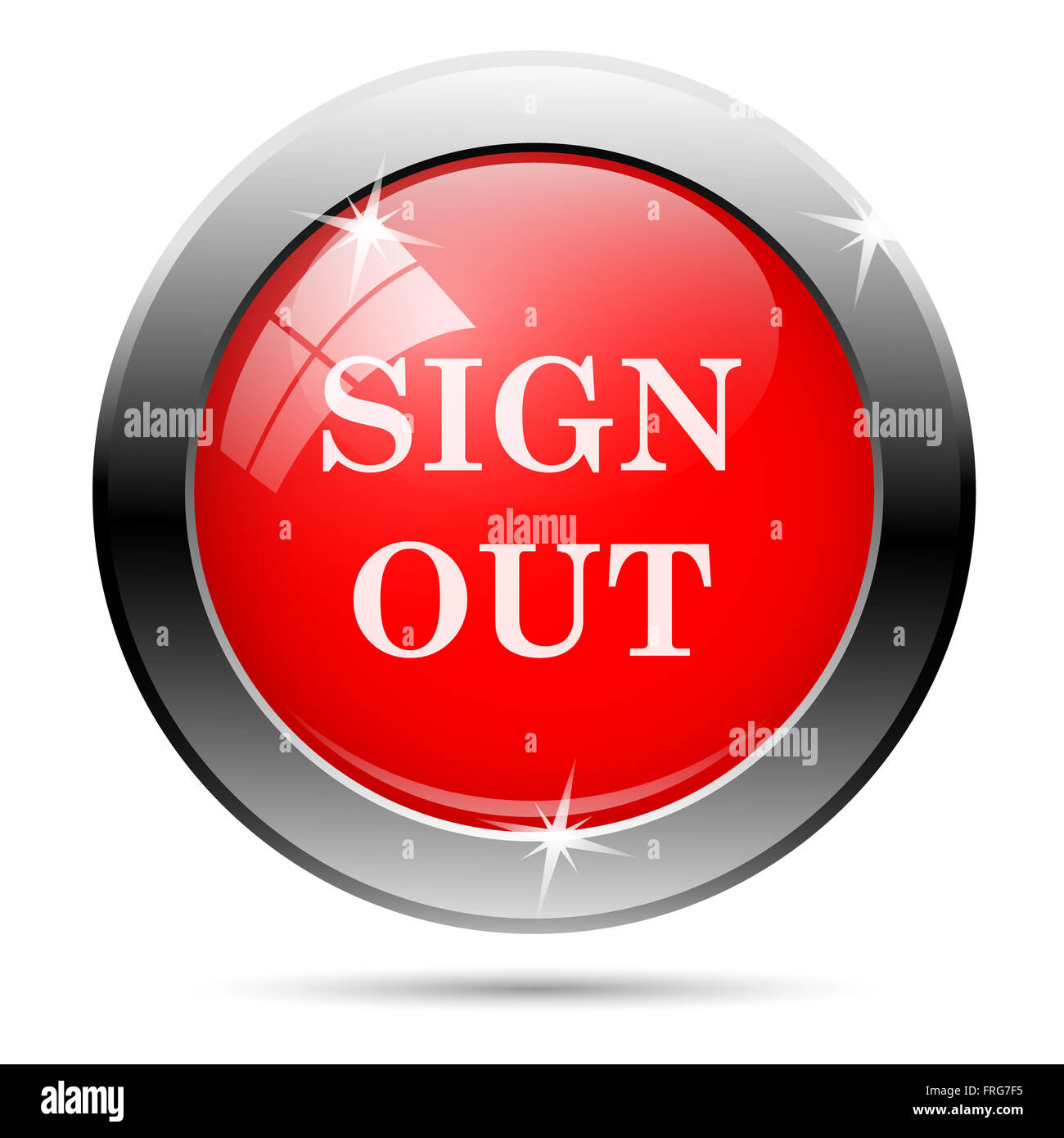 Log off icon Cut Out Stock Images Pictures Page 3 Alamy