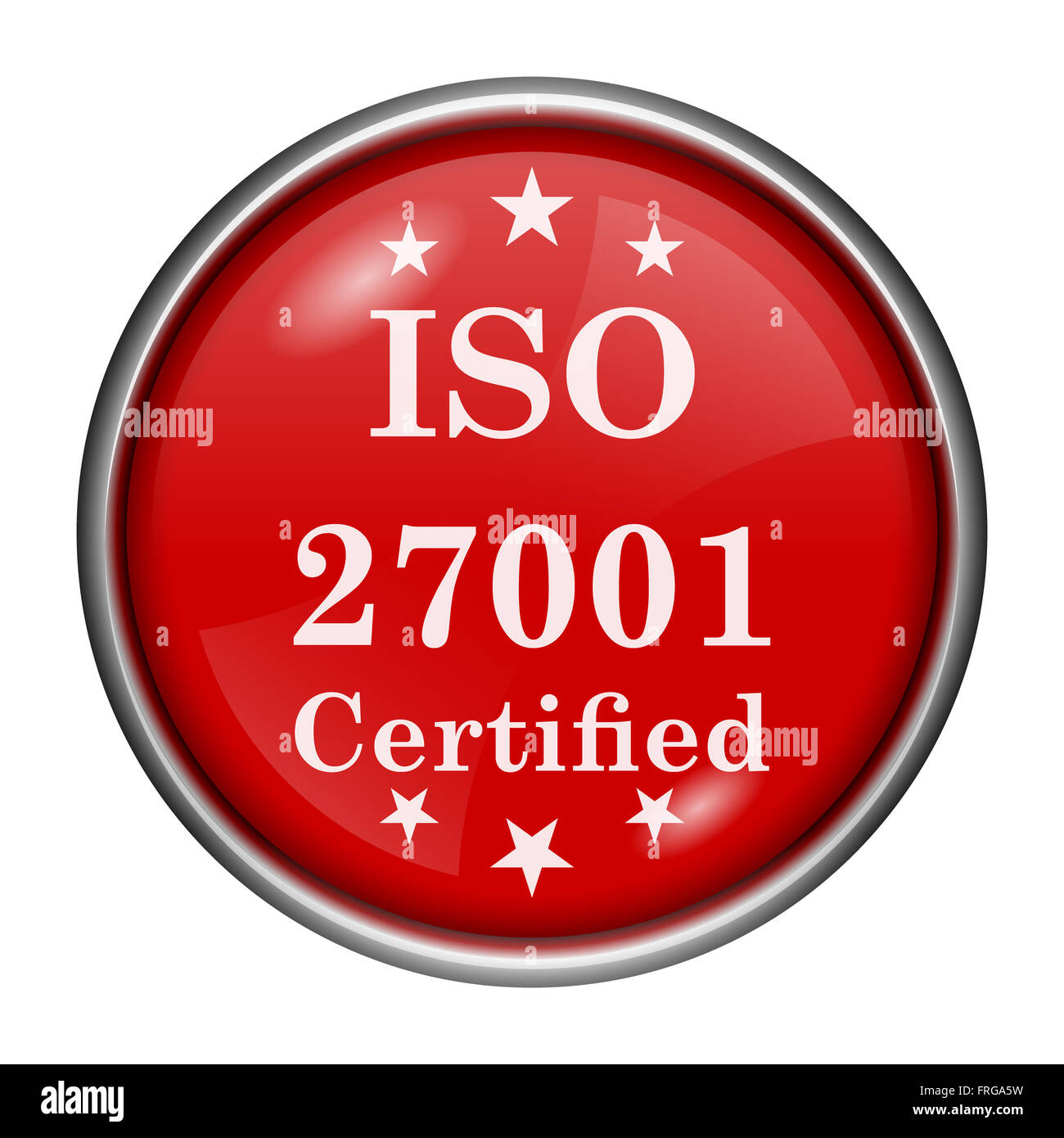 Iso red glossy icon hi-res stock photography and images - Alamy