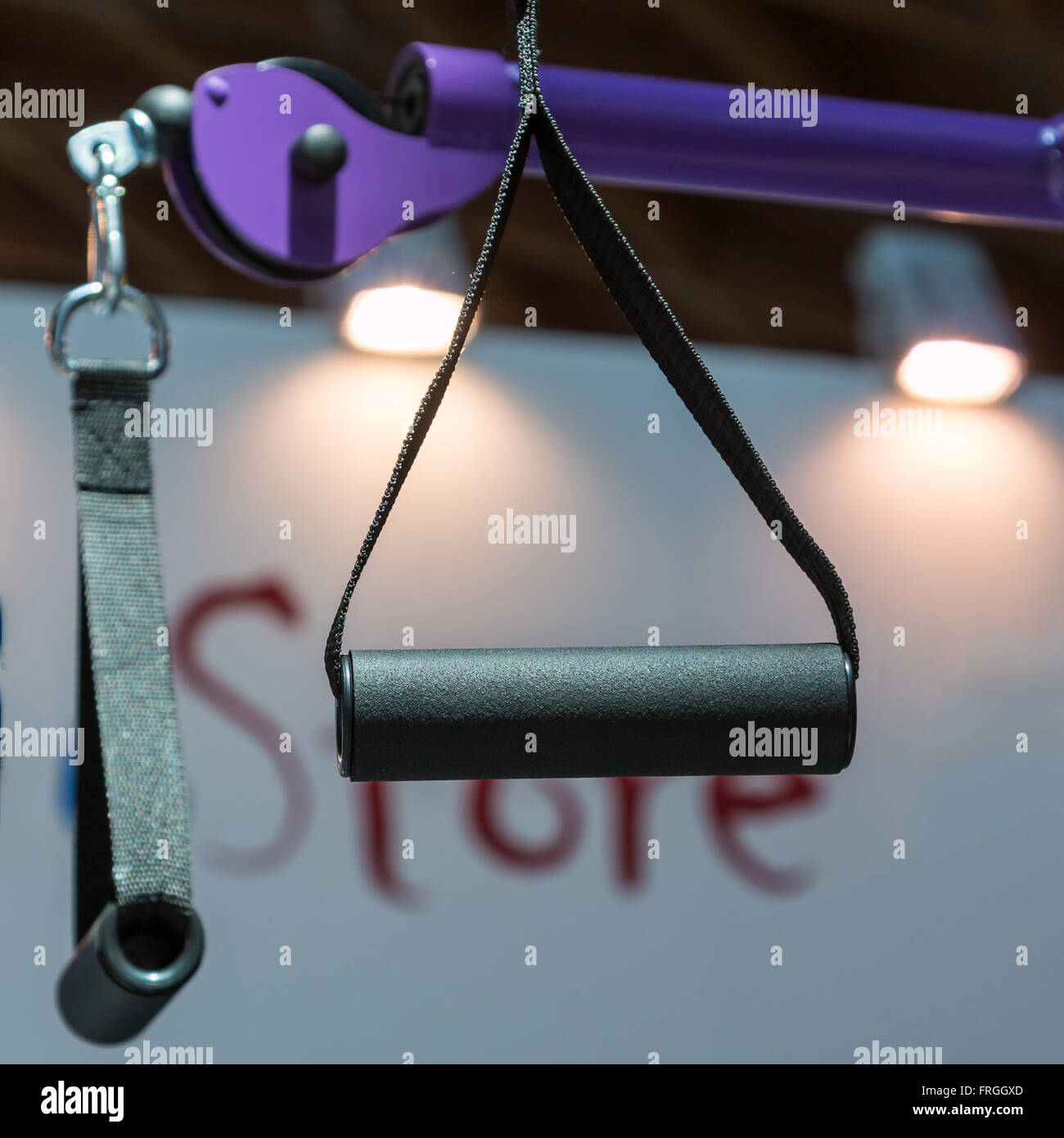 Fitness Straps Traction and Suspension Training Equipment Stock Photo