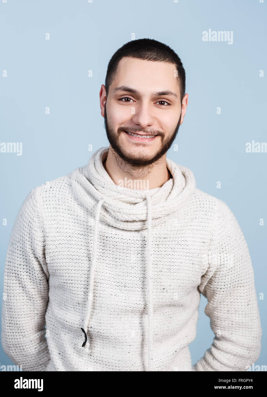 Young handsome man with smile Stock Photo