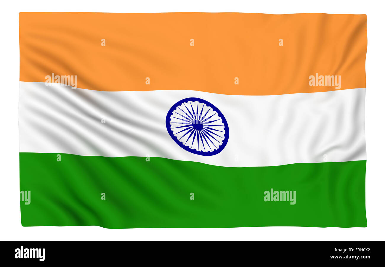 Indian flag Cut Out Stock Images & Pictures - Alamy