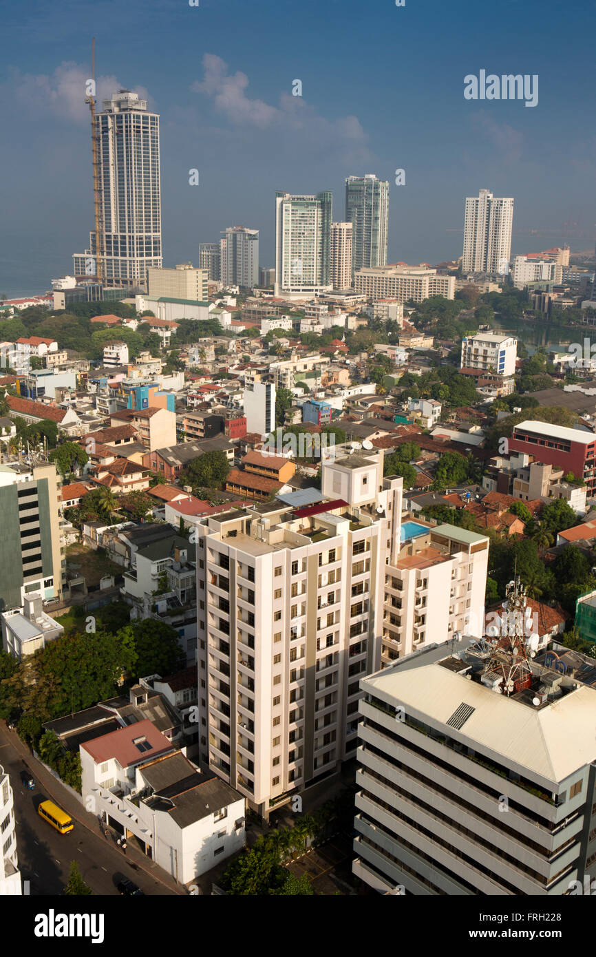 Sri Lanka, Colombo, Cinnamon Gardens skyline Stock Photo