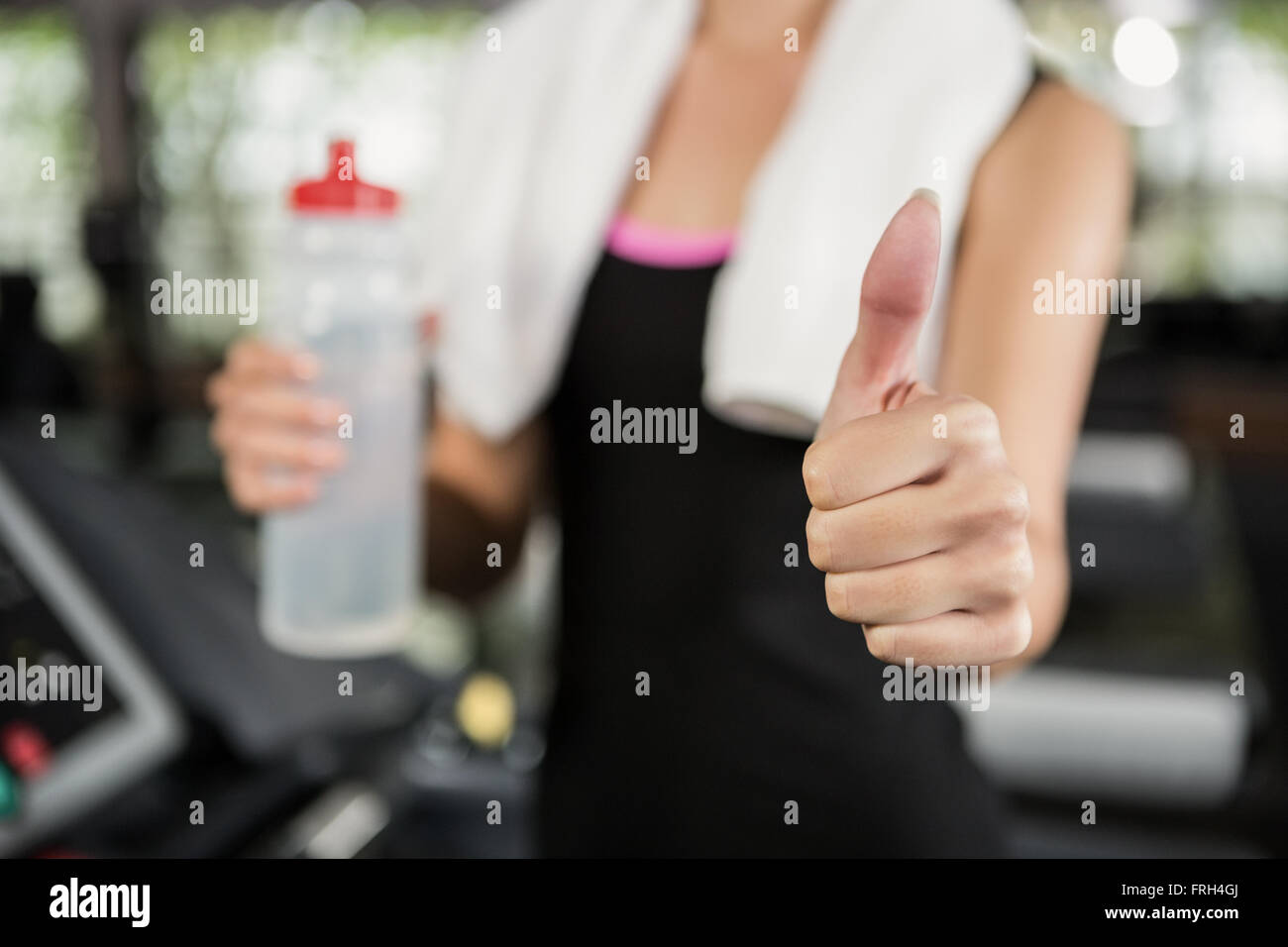 Close up thumbs young woman hi-res stock photography and images - Alamy