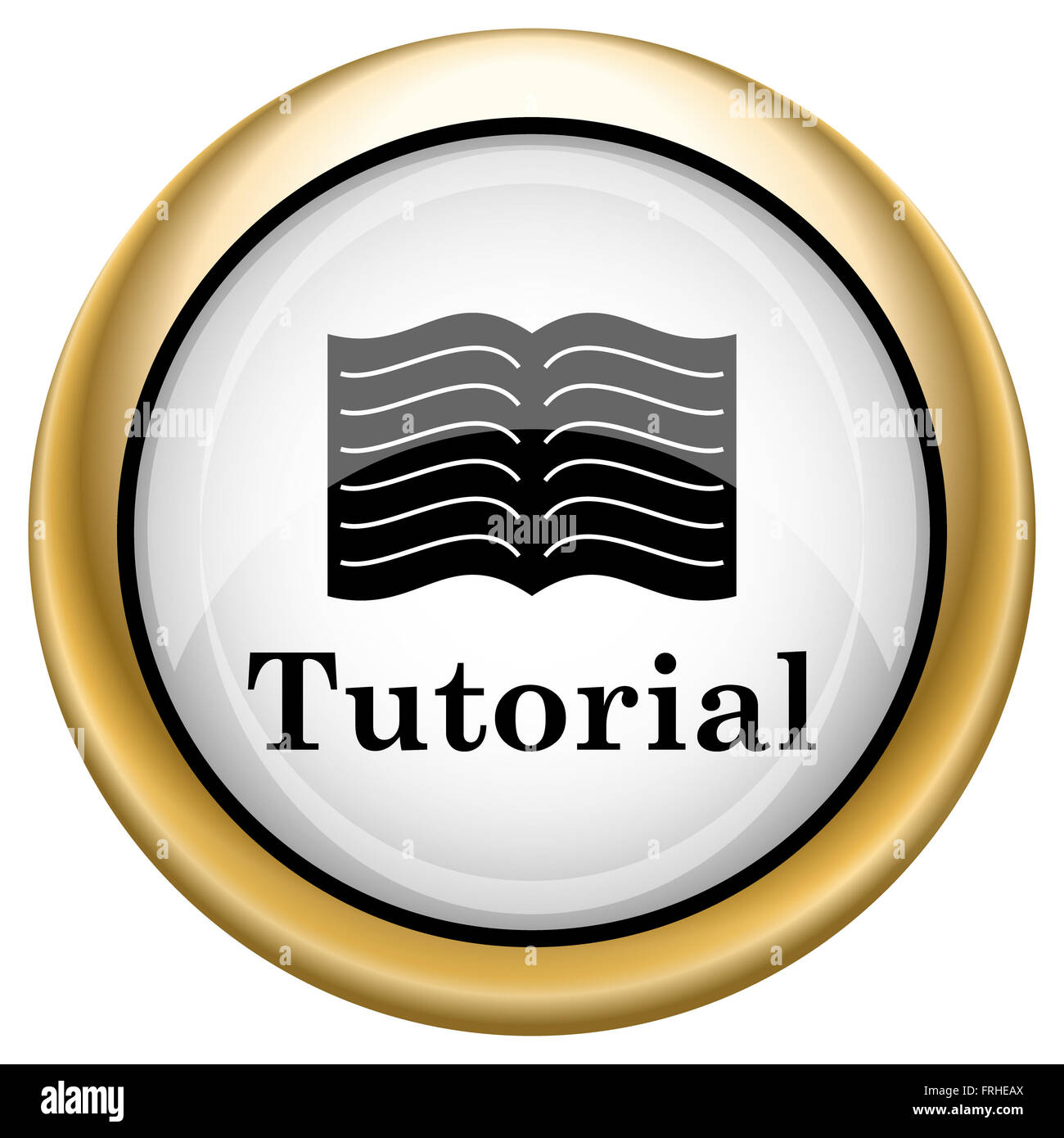 Shiny glossy icon. Internet button on white background Stock Photo - Alamy