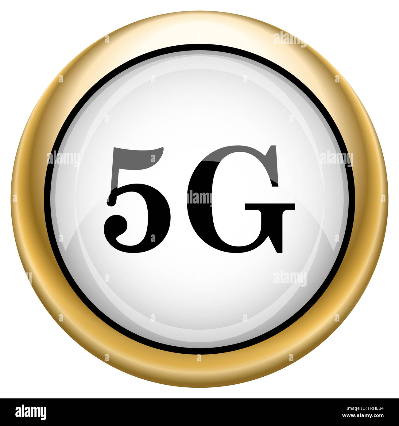Shiny glossy icon. Internet button on white background Stock Photo - Alamy