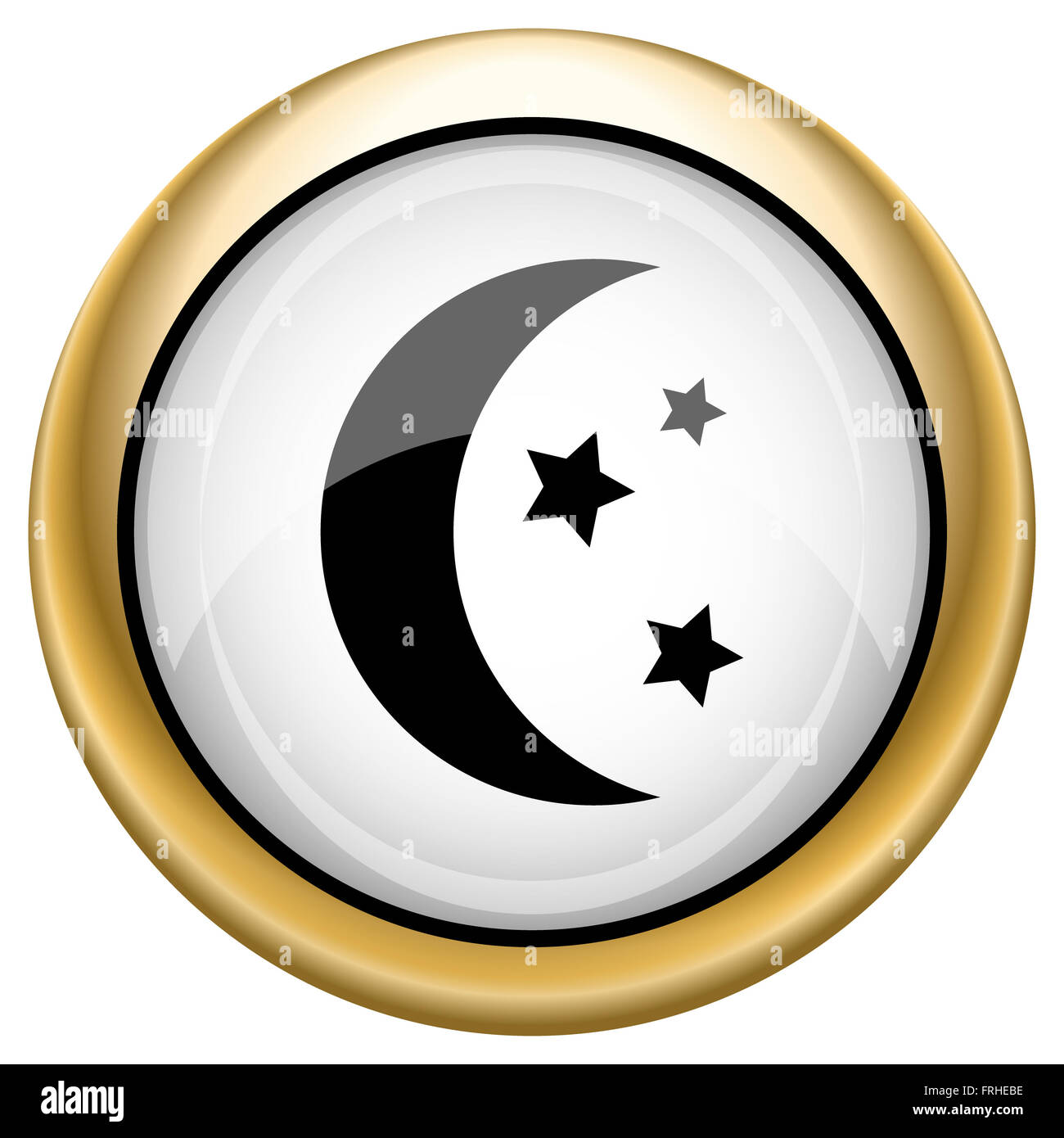Shiny glossy icon. Internet button on white background Stock Photo - Alamy