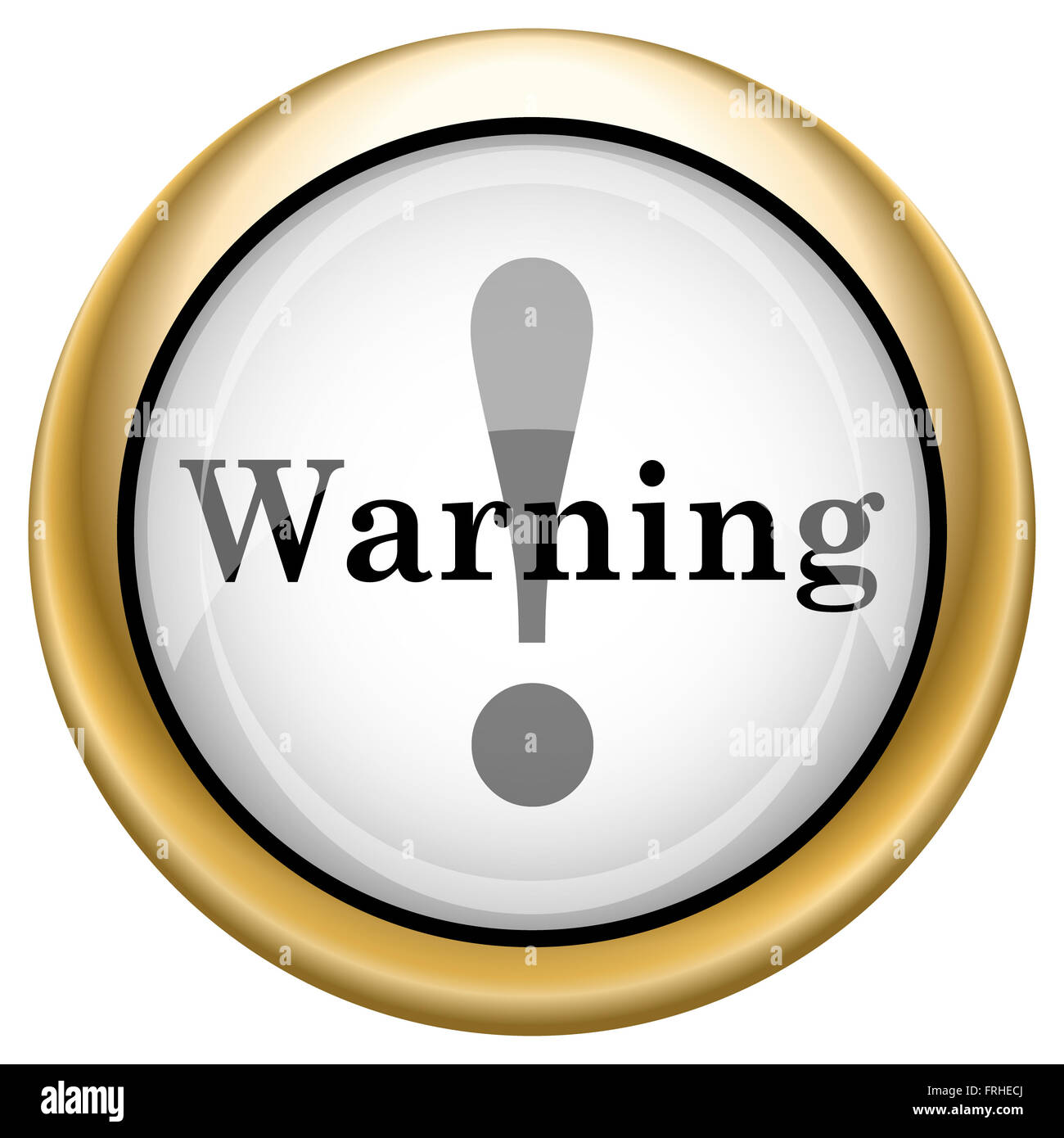 Shiny glossy icon. Internet button on white background Stock Photo - Alamy