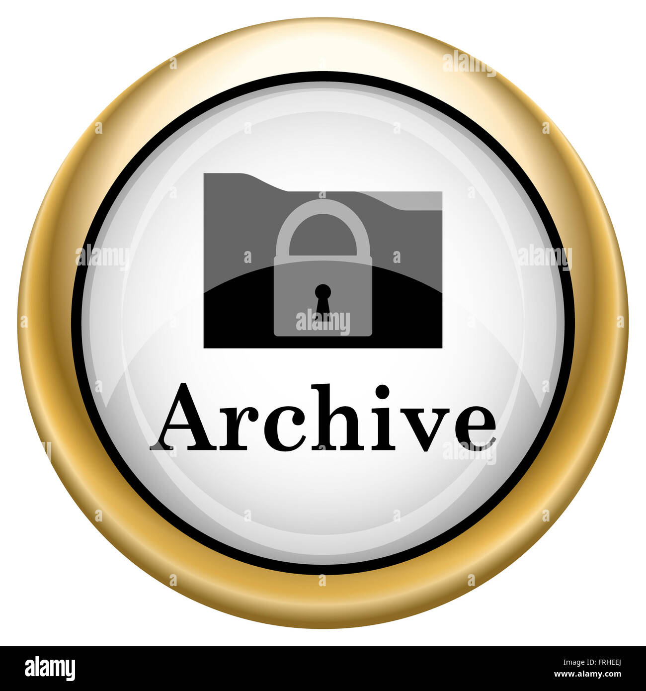 Shiny glossy icon. Internet button on white background Stock Photo - Alamy