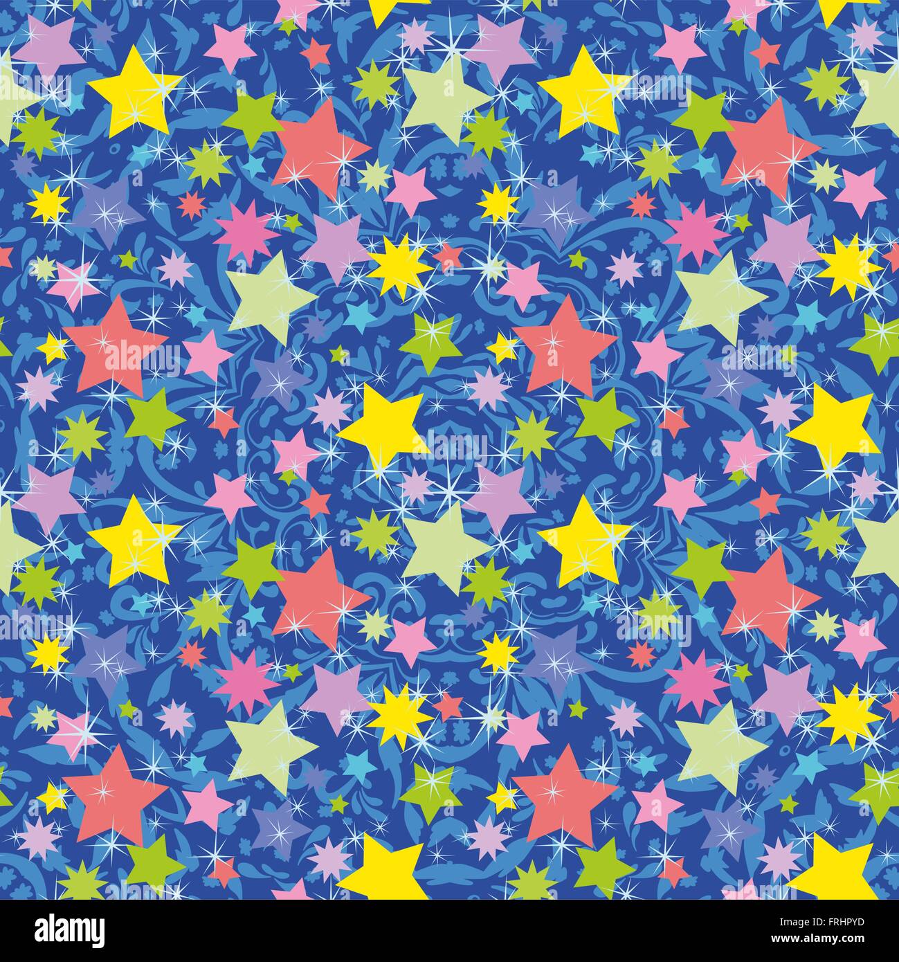 Seamless Background, Stars Stock Vector Image & Art - Alamy