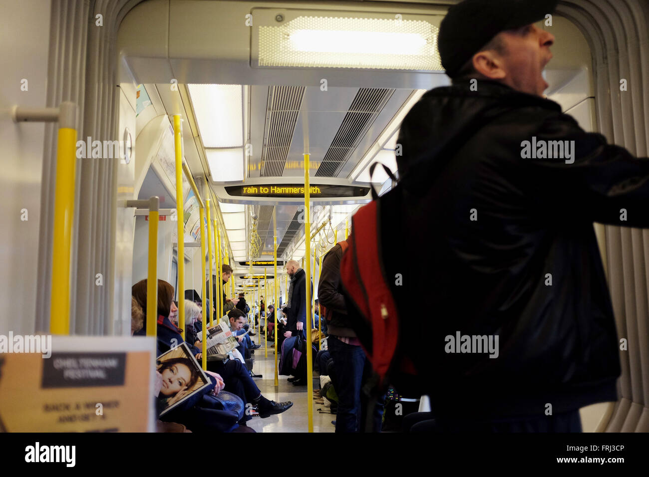Busy train compartment uk hires stock photography and images Alamy