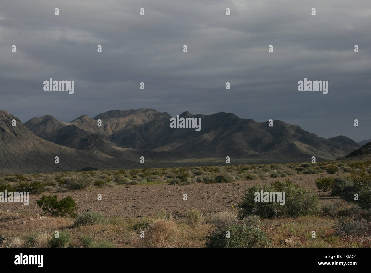 Mojave Desert Southern Nevada Mountains Stock Photo Alamy