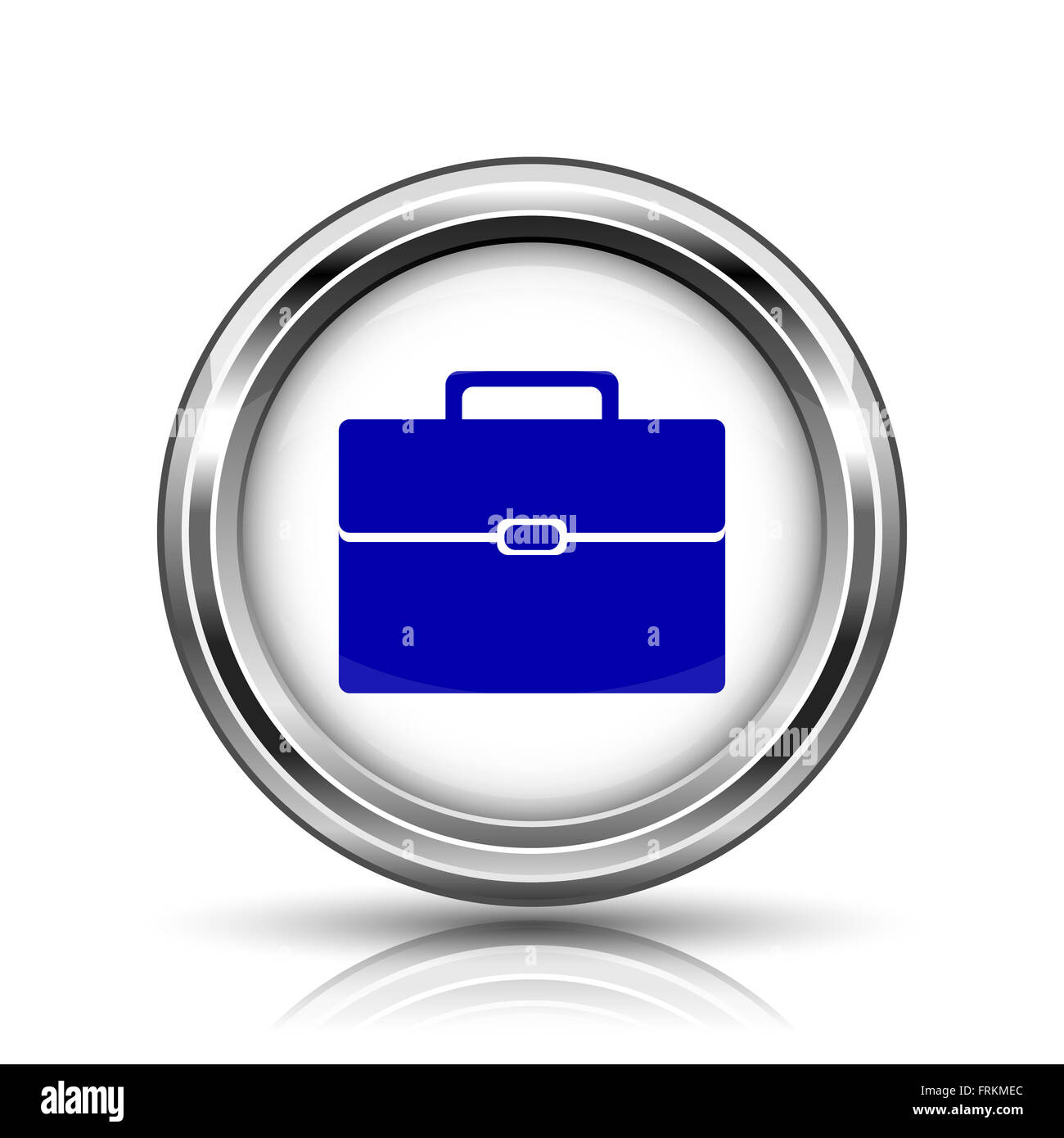Shiny glossy icon - internet metallic button Stock Photo - Alamy