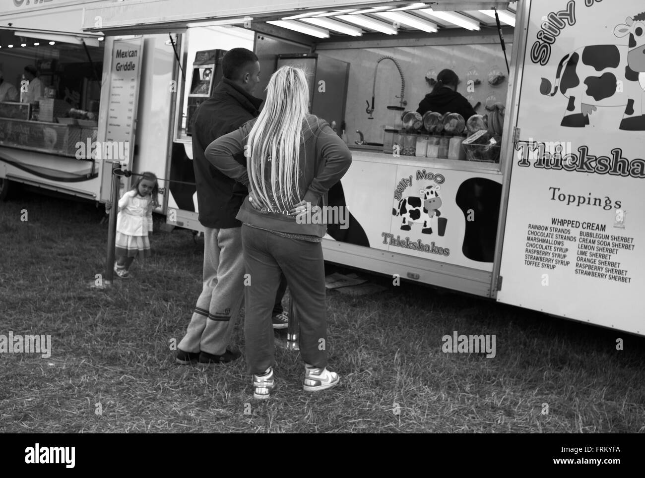 Shake van, The Hoppings, Town Moor,Newcastle upon Tyne Stock Photo Alamy