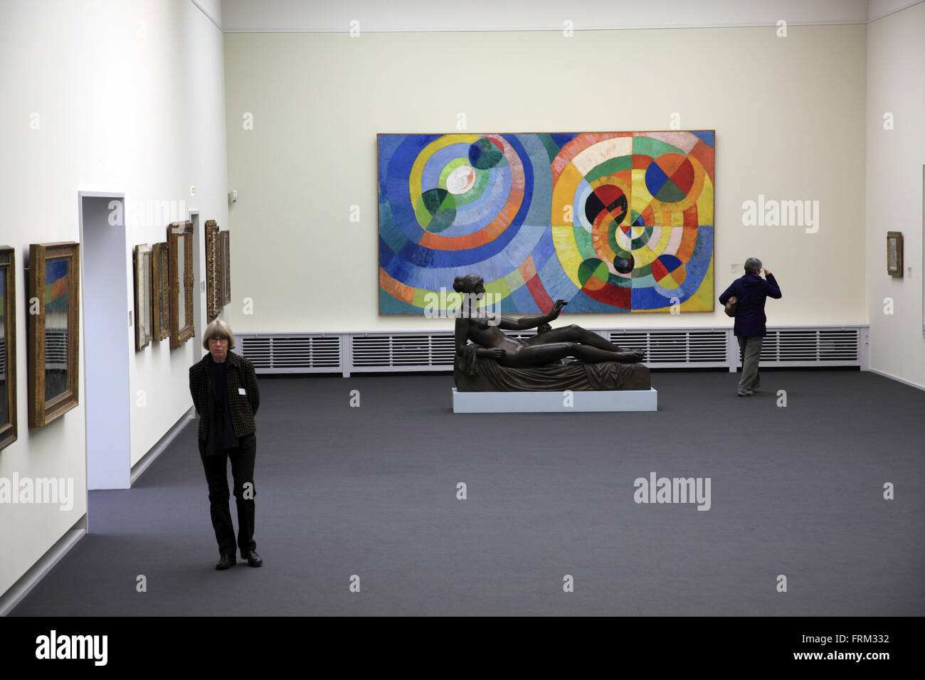 The interior of the Kunsthaus Zurich Fine Art Museum, Zurich