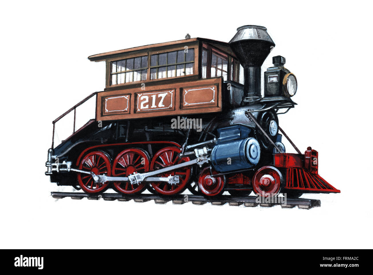 Steam locomotive train baldwin hi-res stock photography and images - Alamy