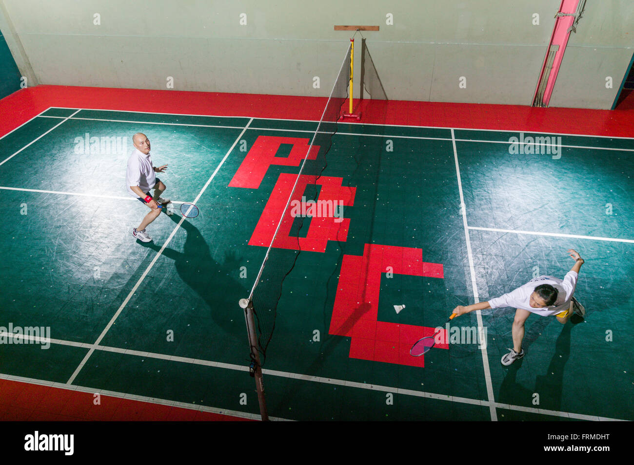 EL MONTE, CA JULY 21 Badminton Finals in El Monte, California on