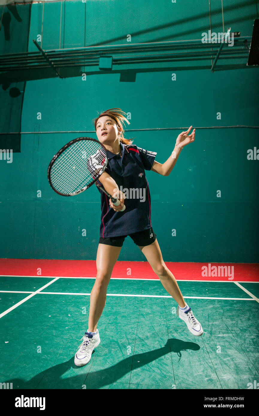 EL MONTE, CA JULY 21 Badminton Finals in El Monte, California on