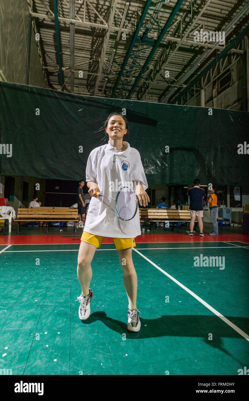 EL MONTE, CA JULY 21 Badminton Finals in El Monte, California on