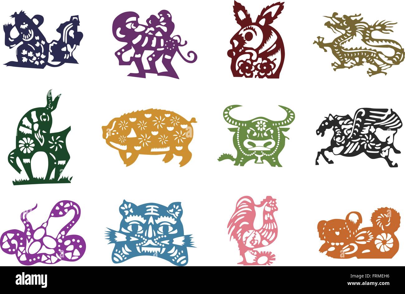 Twelve zodiac animals hires stock photography and images Alamy