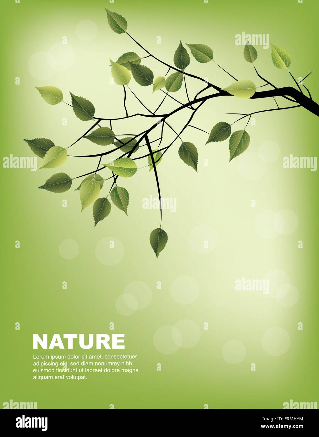 leaves background Stock Vector
