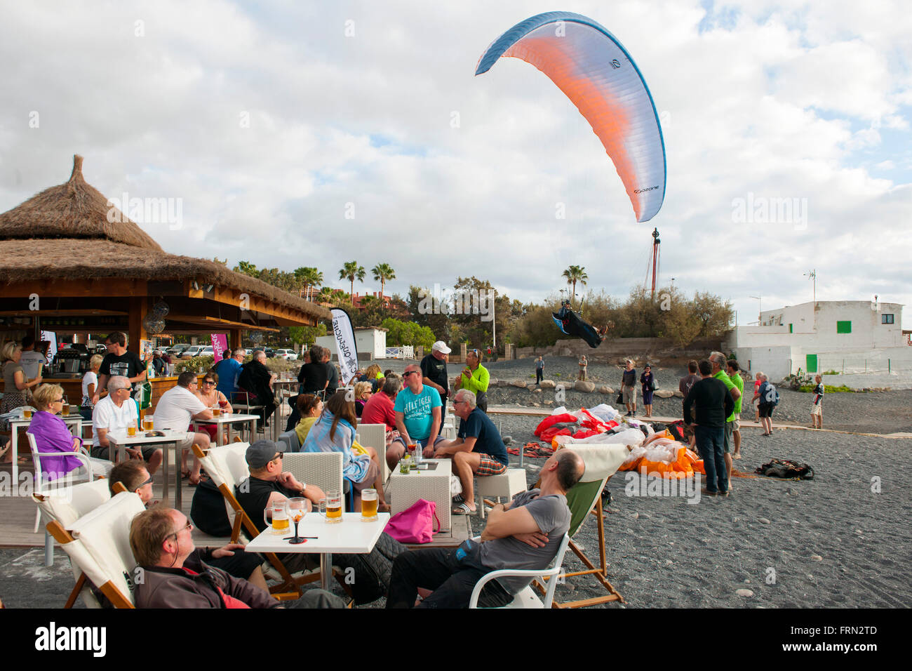 Spanien Teneriffa Costa Adeje La Caleta Strandbar El