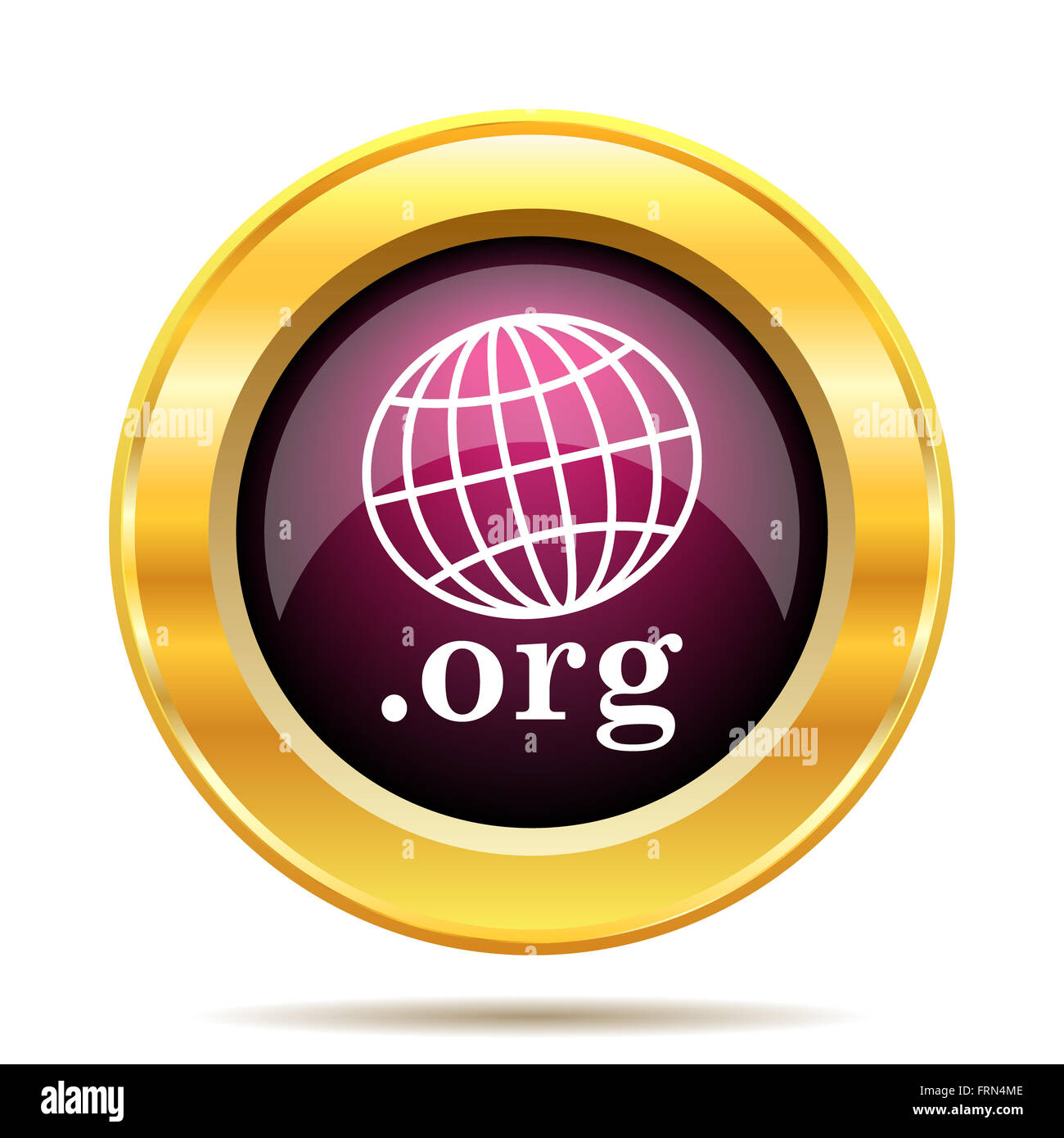 .org icon. Internet button on white background Stock Photo - Alamy