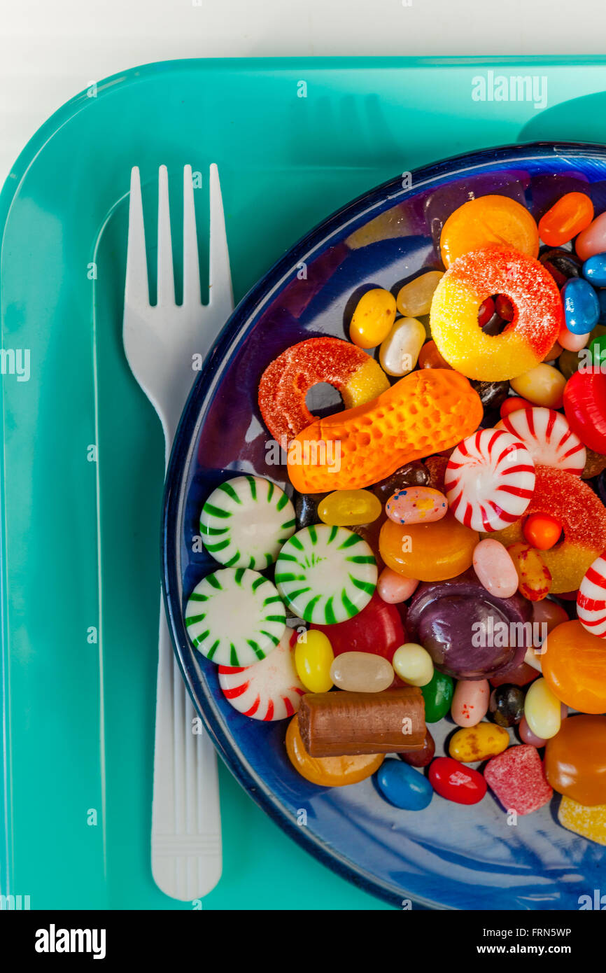 Meal candy Stock Photo