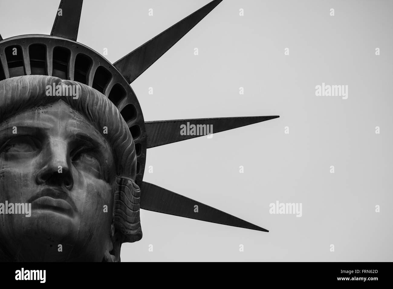 The Statue of Liberty is a colossal neoclassical sculpture on Liberty Island in New York Harbor