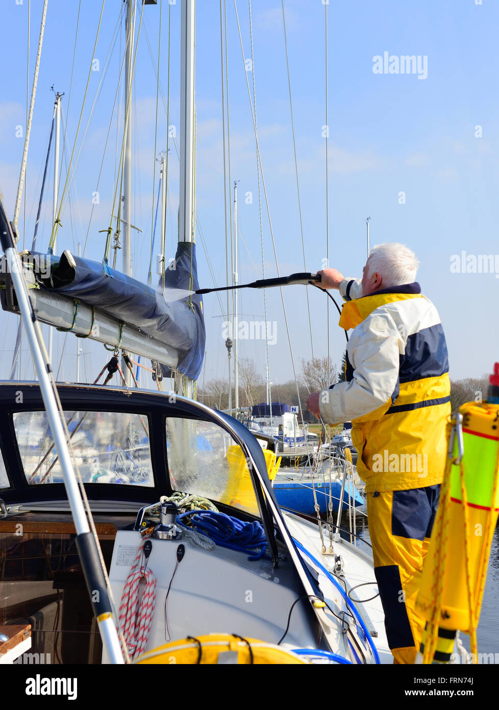 Cleaning yacht hires stock photography and images Alamy