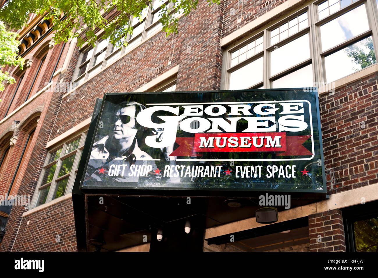 The George Jones Museum, Restaurant and Gift Shop in Nashville, Tennessee Stock Photo